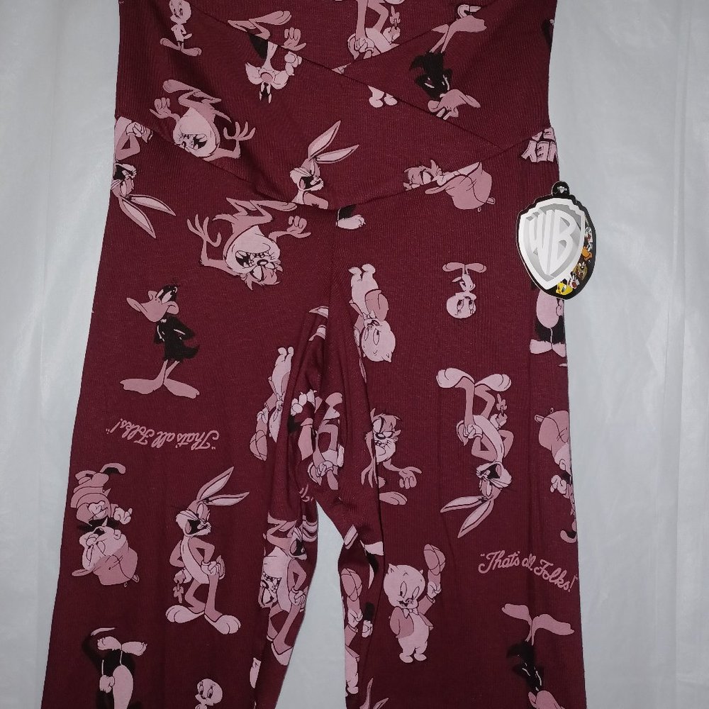 WARNER  BROS. LOONEY  TUNES  LEGGINGS COTTON BLEND SIZE MEDIUM